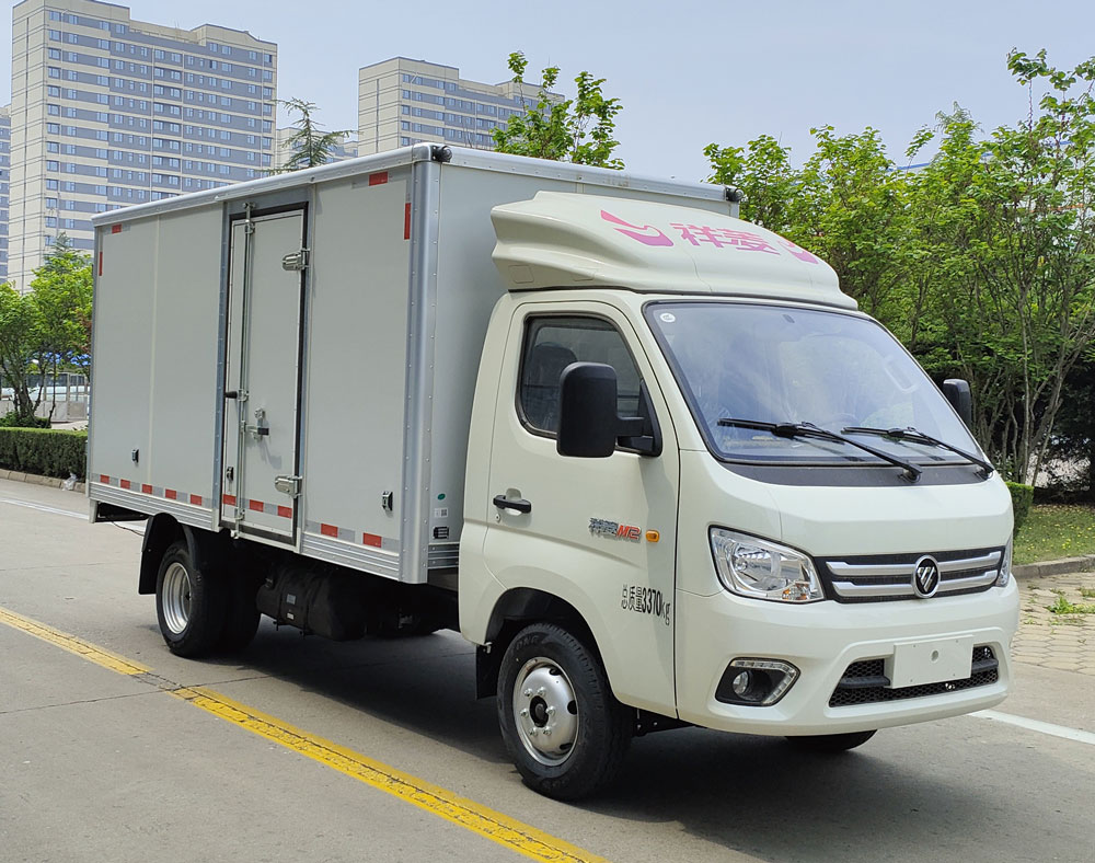 福田牌BJ5032XXY4JV6-23廂式運輸車公告圖片