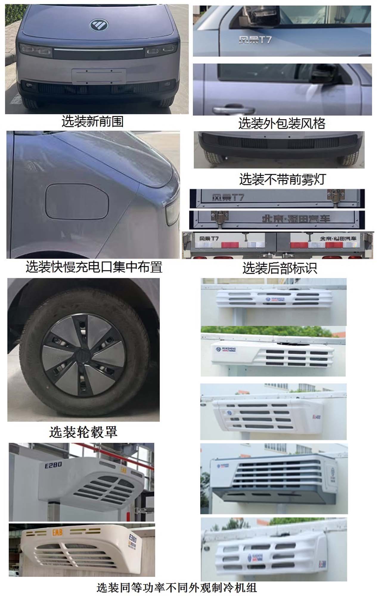 福田牌BJ5030XLCEV72純電動冷藏車公告圖片