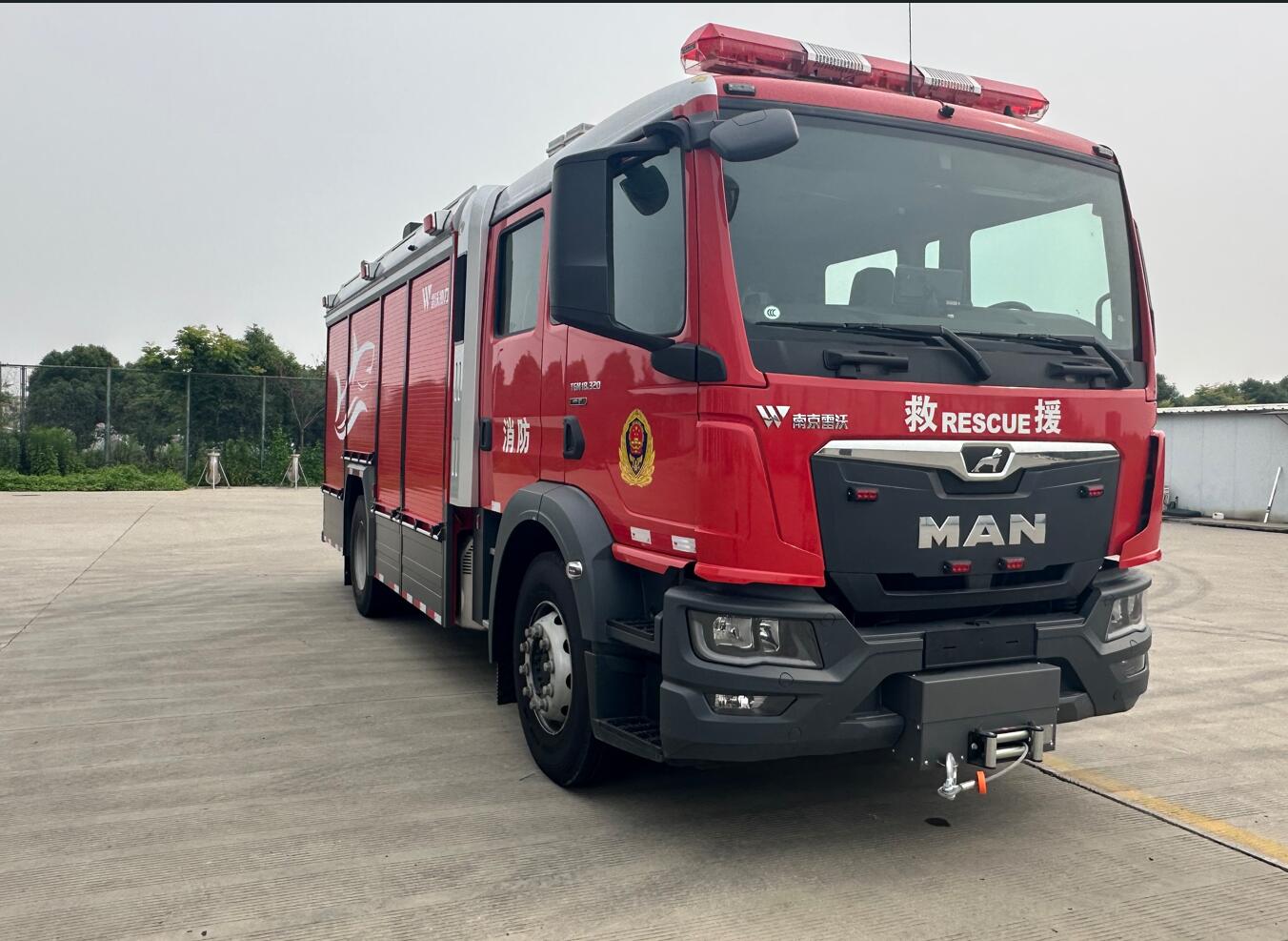 雷沃協(xié)力牌LWX5170GXFAP50壓縮空氣泡沫消防車公告圖片
