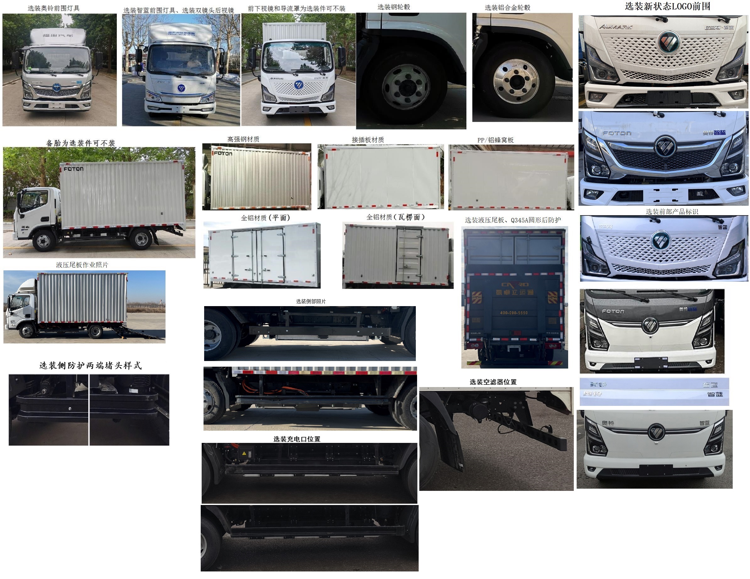 福田牌BJ5045XXYEV1B換電式純電動(dòng)廂式運(yùn)輸車公告圖片