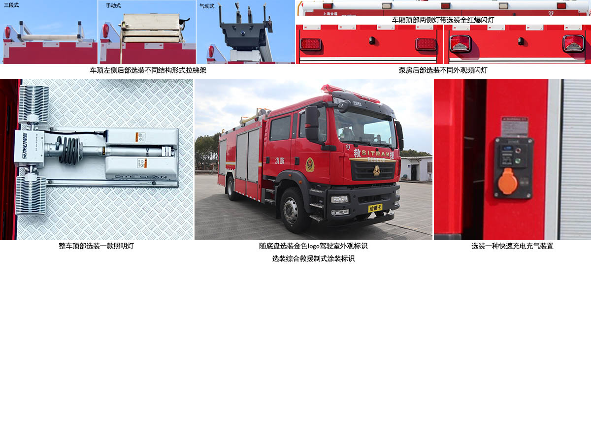 金盛盾牌JDX5180GXFSG60/SD61水罐消防車公告圖片