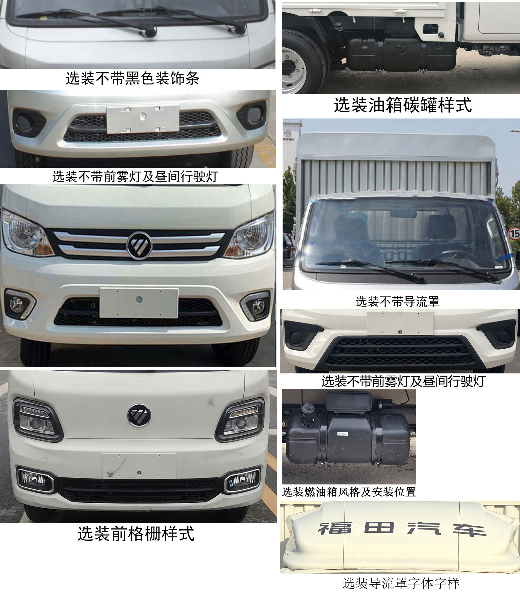 福田牌BJ5032CCY3AV6-02倉柵式運輸車公告圖片