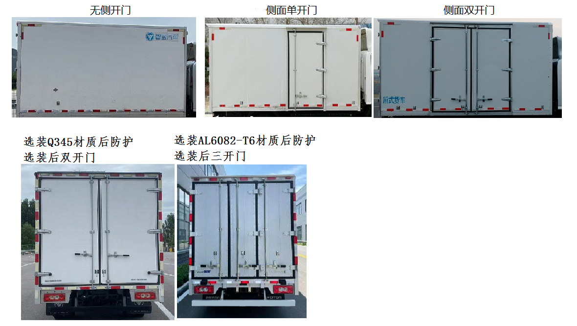 福田牌BJ5045XXYEVM純電動廂式運輸車公告圖片
