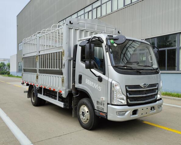 福田牌BJ5046CCY8JCA-05倉(cāng)柵式運(yùn)輸車公告圖片