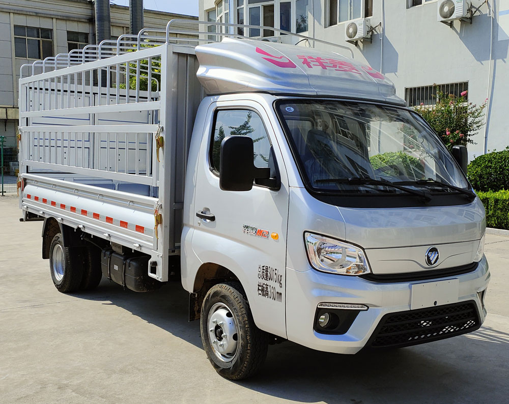 福田牌BJ5032CCY3JV6-02倉柵式運(yùn)輸車公告圖片