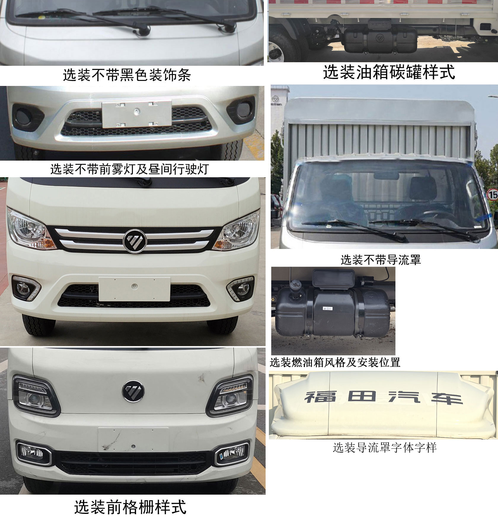 福田牌BJ5032CCY3JV6-02倉柵式運(yùn)輸車公告圖片
