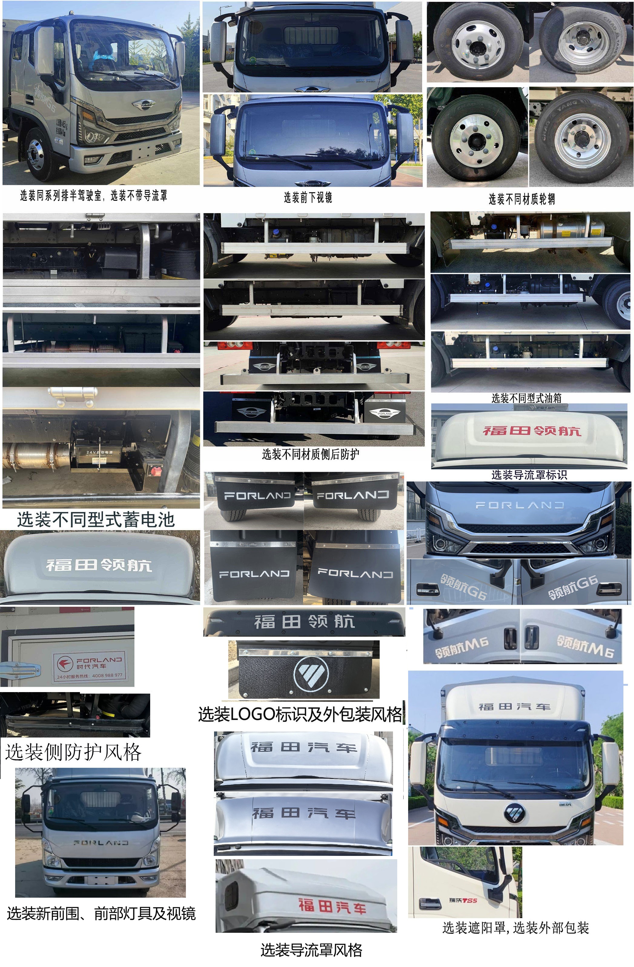 福田牌BJ5044CCY9JBA-53倉柵式運輸車公告圖片