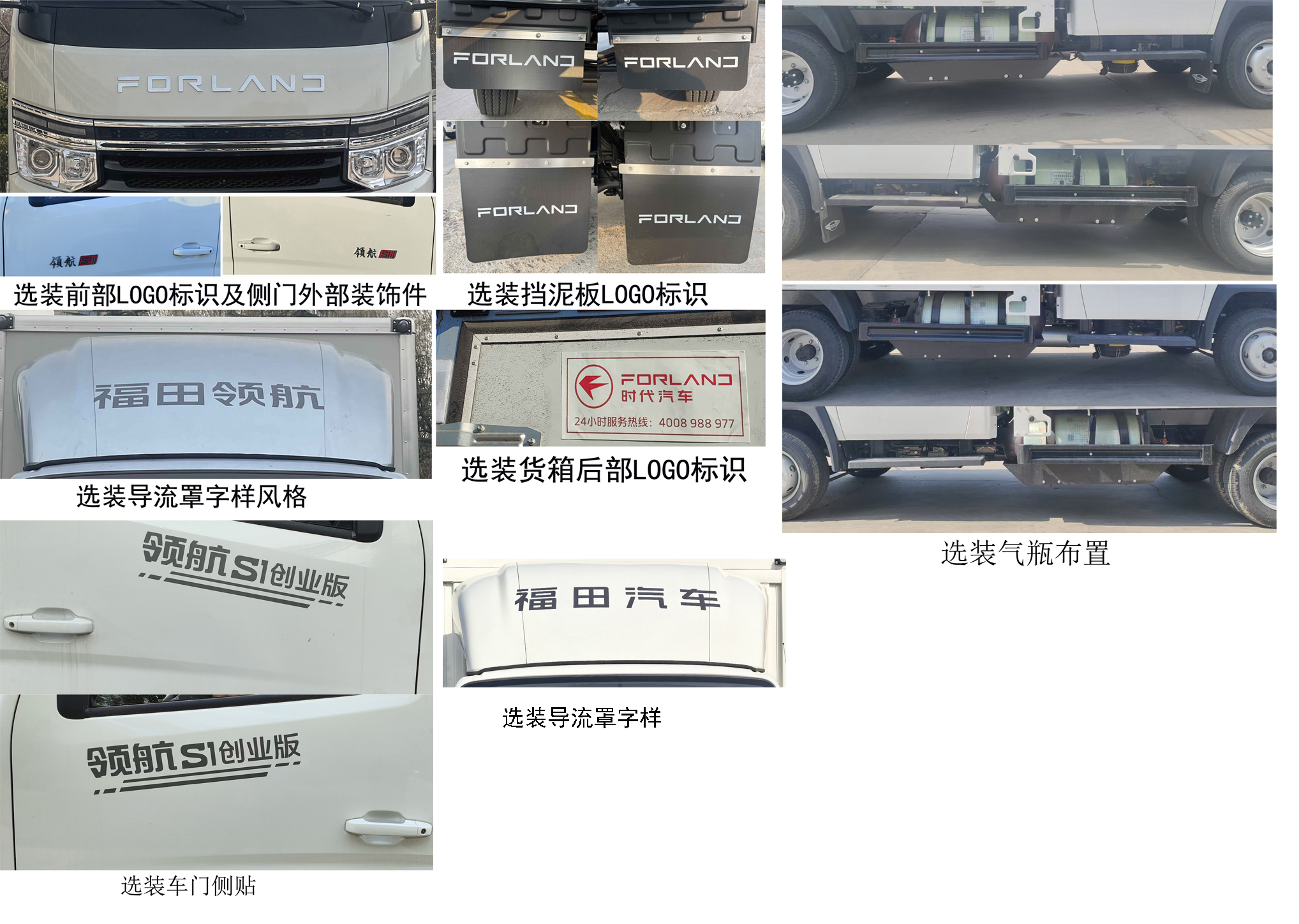 福田牌BJ5045XXY4AC7-30廂式運輸車公告圖片
