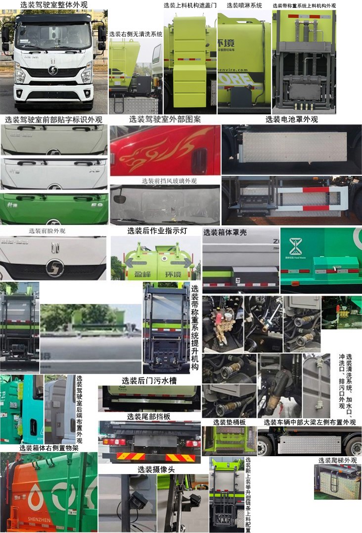 中聯(lián)牌ZBH5120TCASXBEV純電動餐廚垃圾車公告圖片