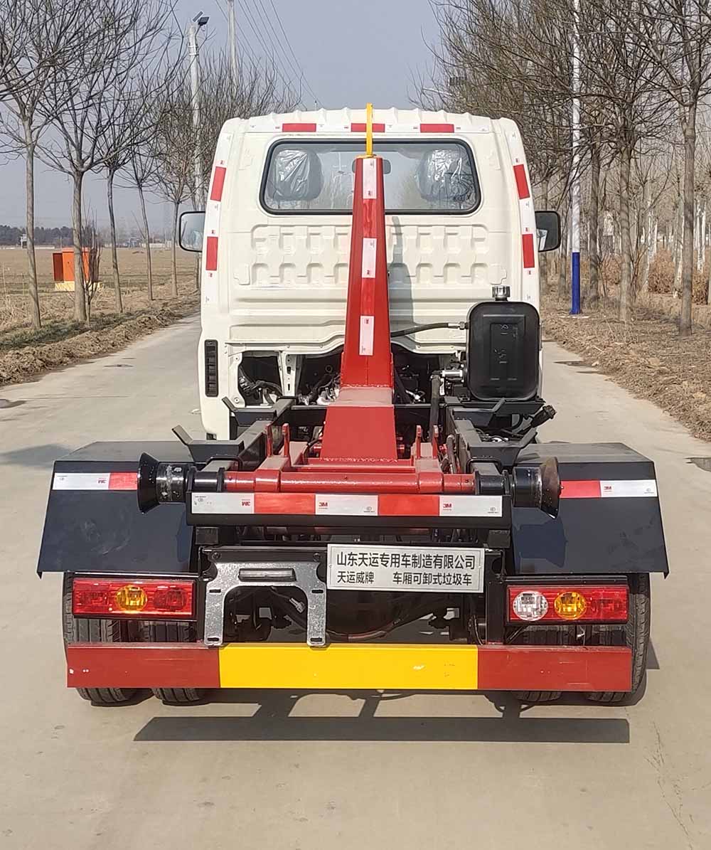 天運(yùn)威牌TYW5033ZXXB6車廂可卸式垃圾車公告圖片