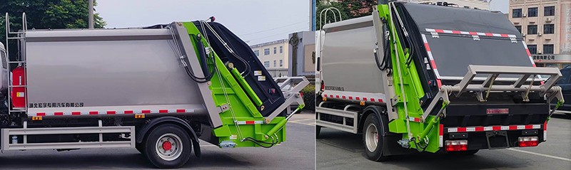 虹宇牌HYS5120ZYSBEV純電動(dòng)壓縮式垃圾車公告圖片