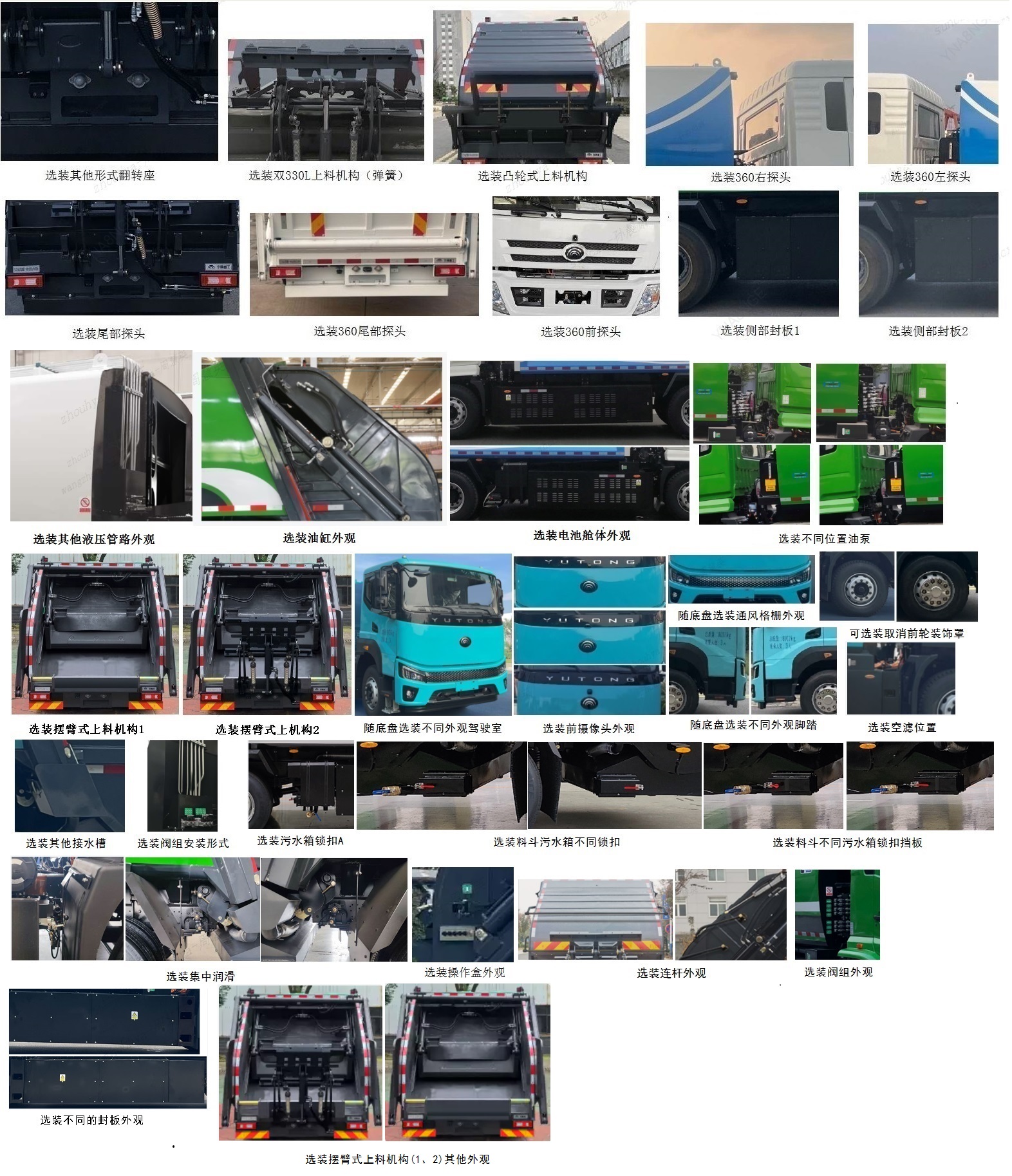 宇通牌YTZ5186ZYSD0BEV純電動壓縮式垃圾車公告圖片