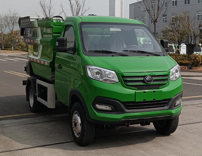 宇通牌YTZ5041ZZZD2BEV純電動自裝卸式垃圾車公告圖片