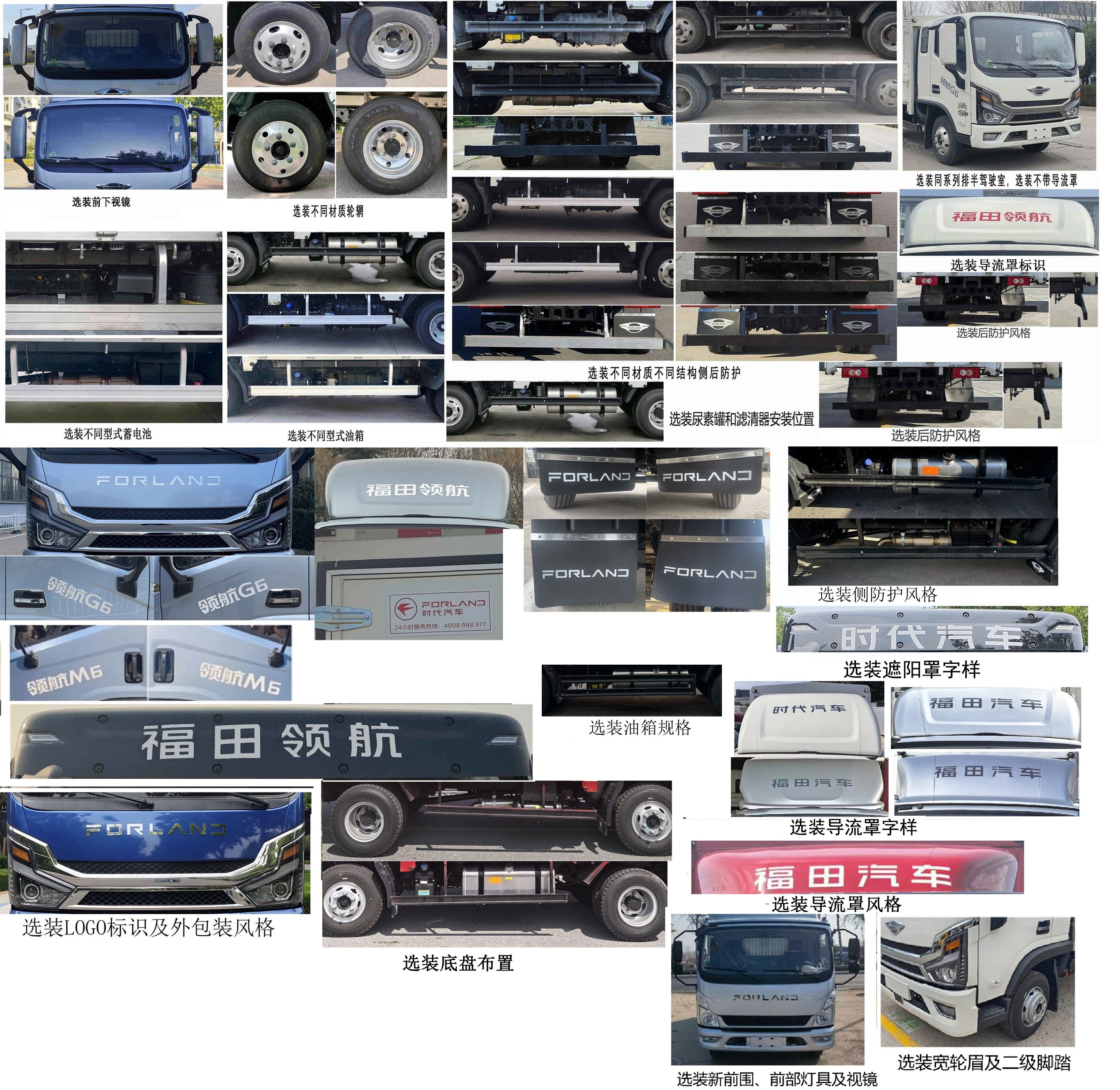 福田牌BJ5044CCY9JBA-55倉(cāng)柵式運(yùn)輸車公告圖片