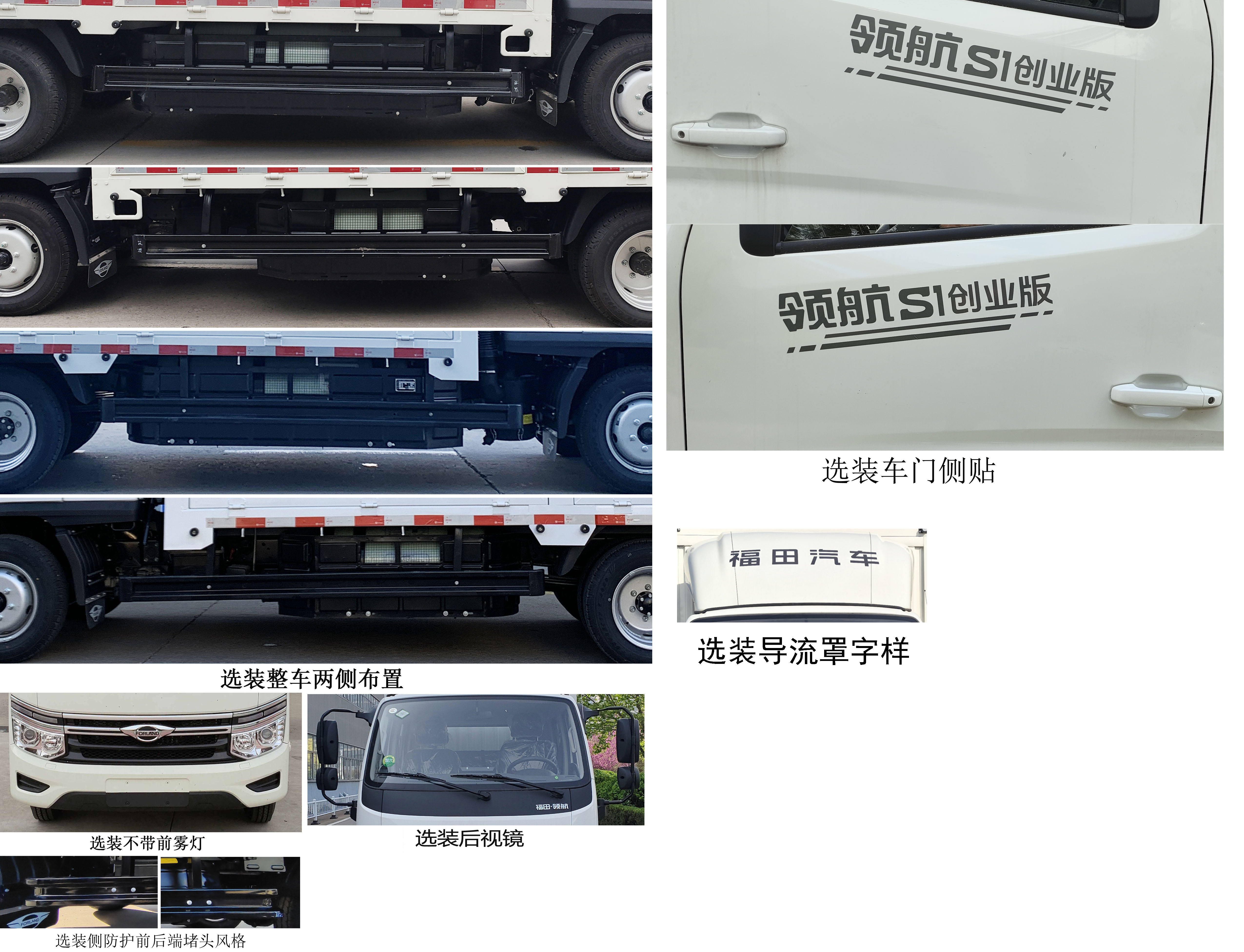 福田牌BJ5045CCYAJC6-20倉柵式運(yùn)輸車公告圖片