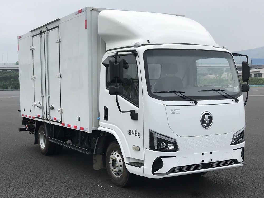 陜汽牌SX5047XXYBEV341N純電動廂式運(yùn)輸車公告圖片