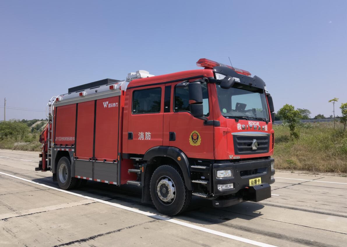 雷沃協(xié)力牌LWX5132TXFJY100/S搶險(xiǎn)救援消防車公告圖片