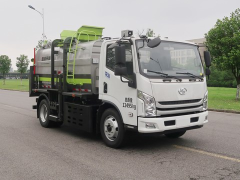 中聯(lián)牌ZBH5120TCASHBBEV純電動(dòng)餐廚垃圾車(chē)公告圖片