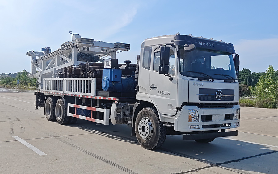 寶旭龍卡牌EBX5286TZJ鉆機(jī)車公告圖片