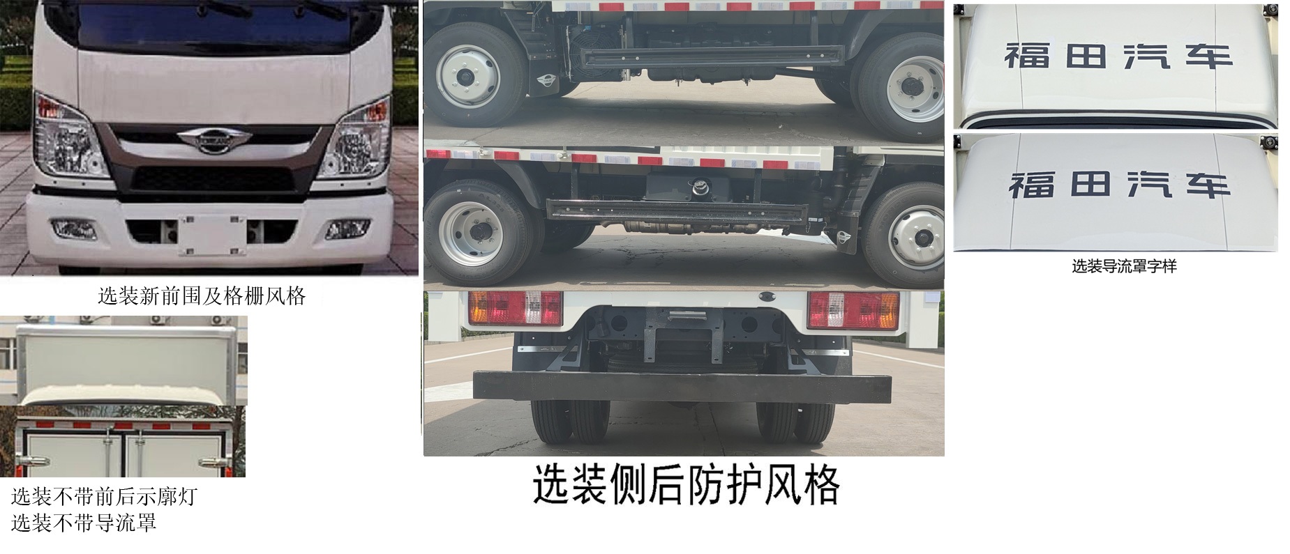 福田牌BJ5045XXY8JB5-33廂式運(yùn)輸車公告圖片