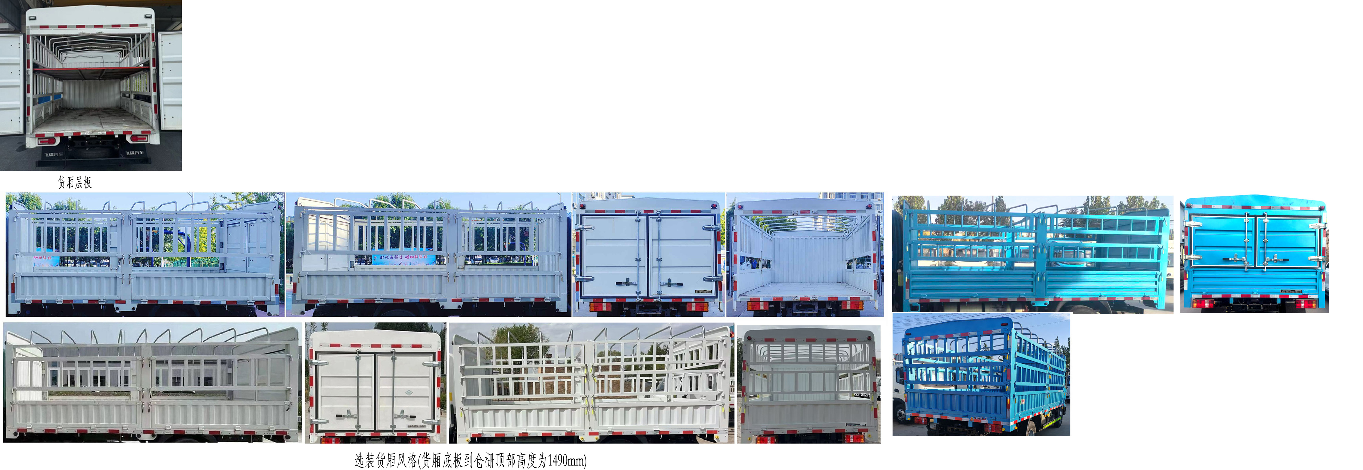 飛碟牌FD5041CCYW78BEV-1純電動倉柵式運輸車公告圖片