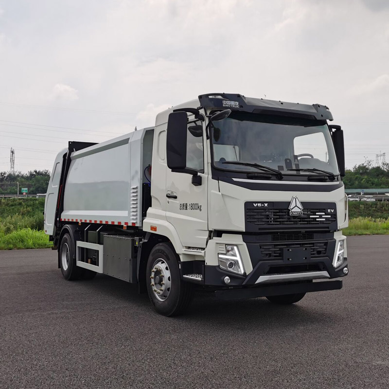豪沃牌ZZ5184ZYSK5317Z1BEV純電動(dòng)壓縮式垃圾車(chē)公告圖片
