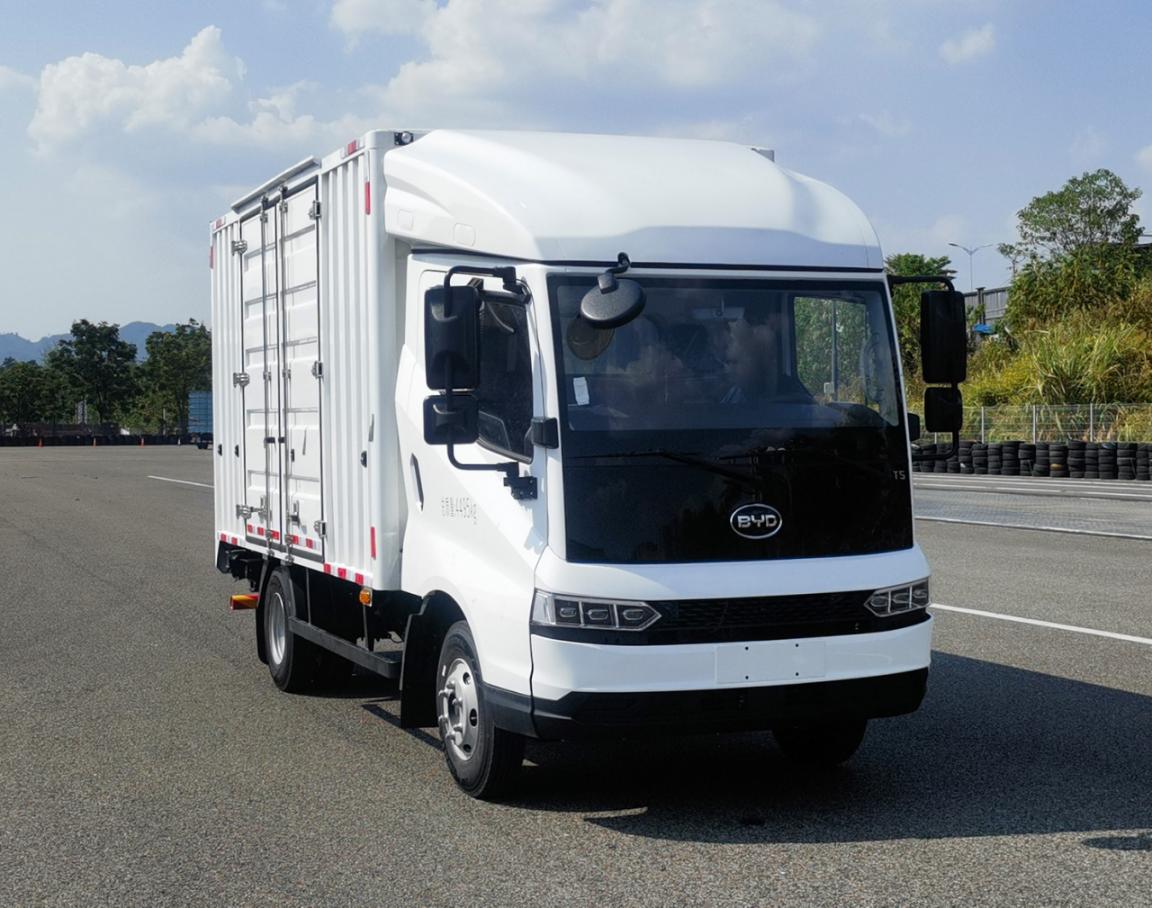 比亞迪牌BYD5040XXYBEV8純電動廂式運輸車公告圖片