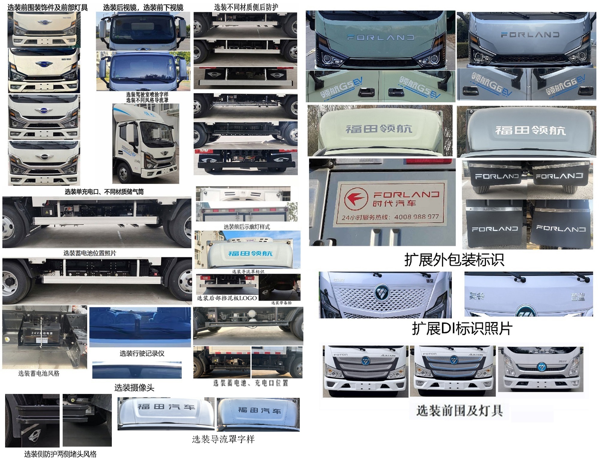 福田牌BJ5045XLCEVM純電動(dòng)冷藏車公告圖片