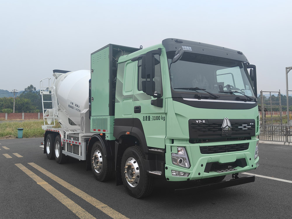 豪沃牌ZZ5317GJBV3567Z1FCEV燃料電池混凝土攪拌運(yùn)輸車公告圖片