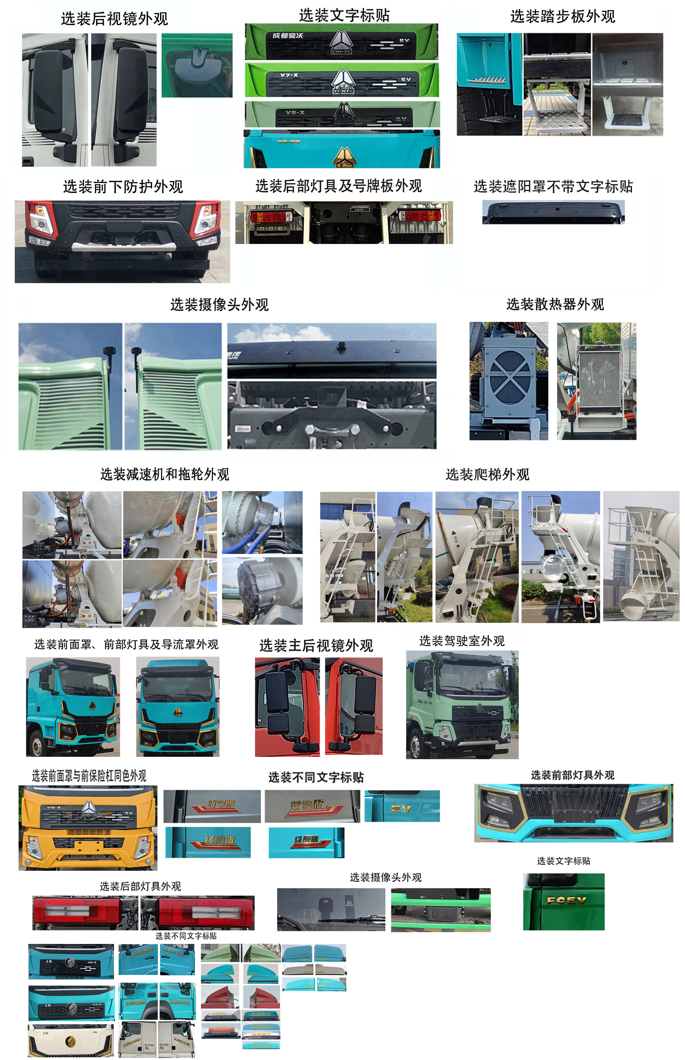 豪沃牌ZZ5317GJBV3567Z1FCEV燃料電池混凝土攪拌運(yùn)輸車公告圖片