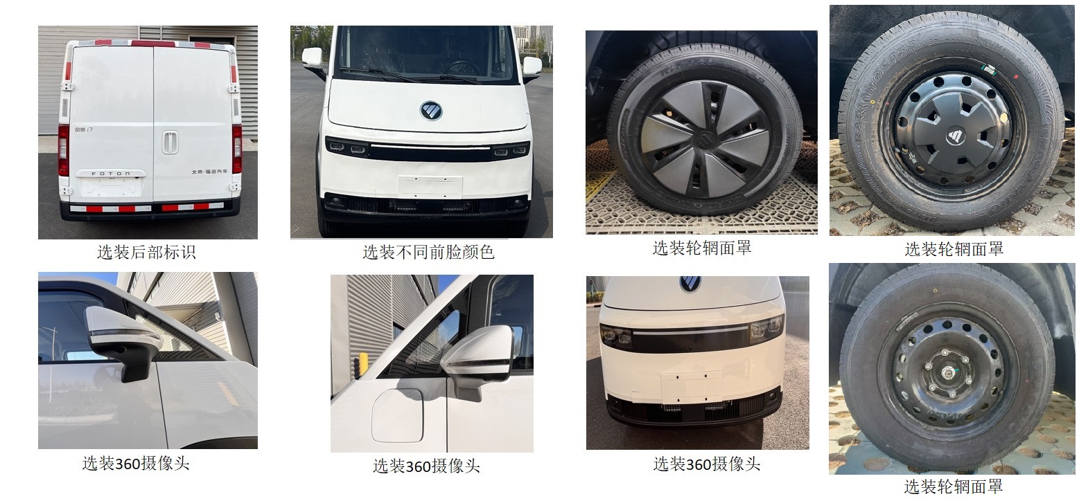 福田牌BJ5030XXYEVZ0純電動(dòng)廂式運(yùn)輸車公告圖片