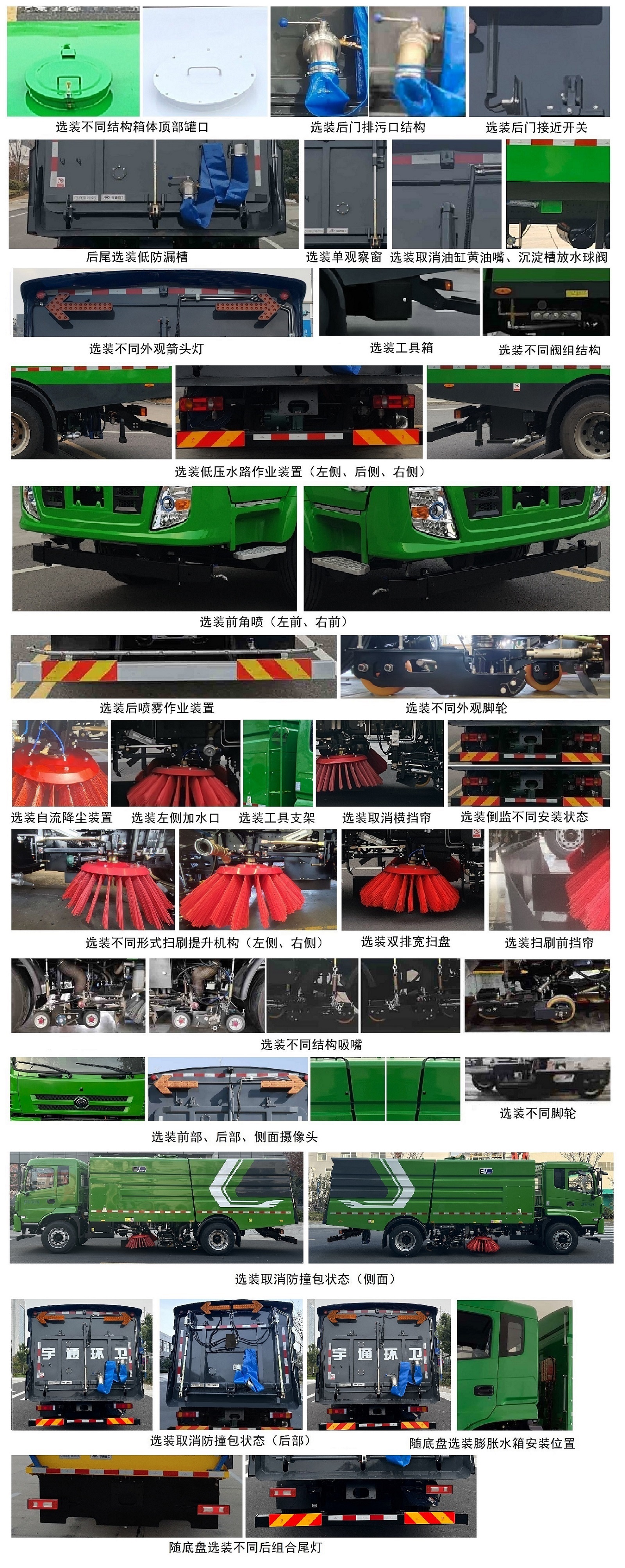 宇通牌YTZ5188TXSD3BEV純電動洗掃車公告圖片