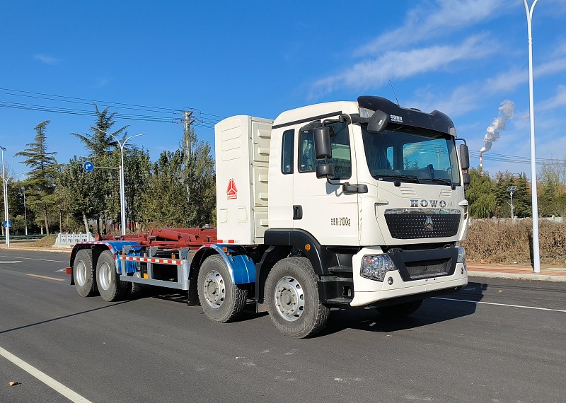 綠葉牌JYJ5317ZXXBEV純電動(dòng)車(chē)廂可卸式垃圾車(chē)公告圖片