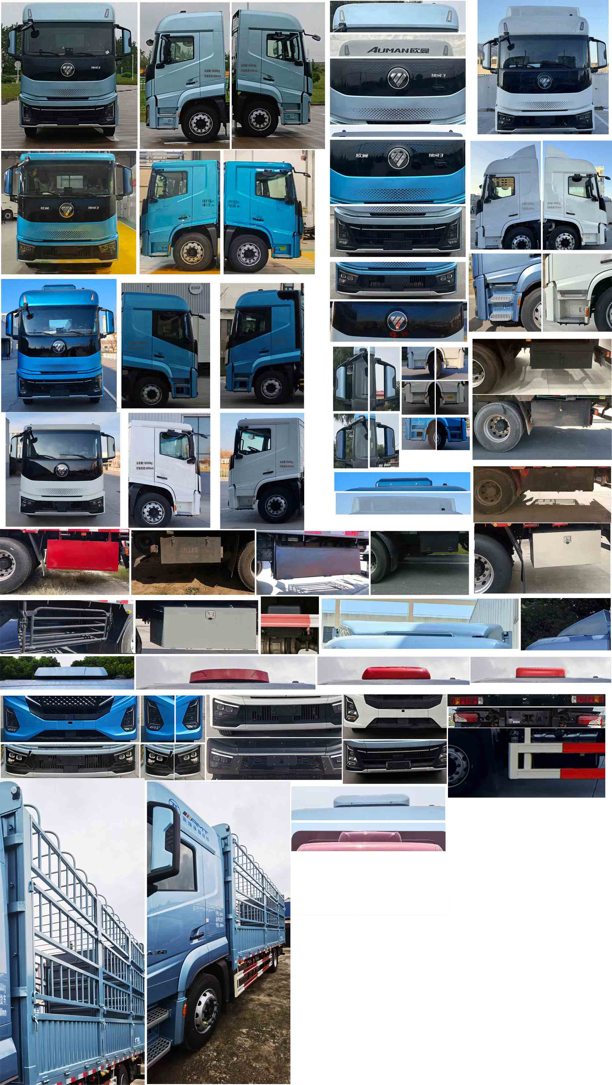 歐曼牌BJ5181CCYY6AAM-01倉柵式運輸車公告圖片