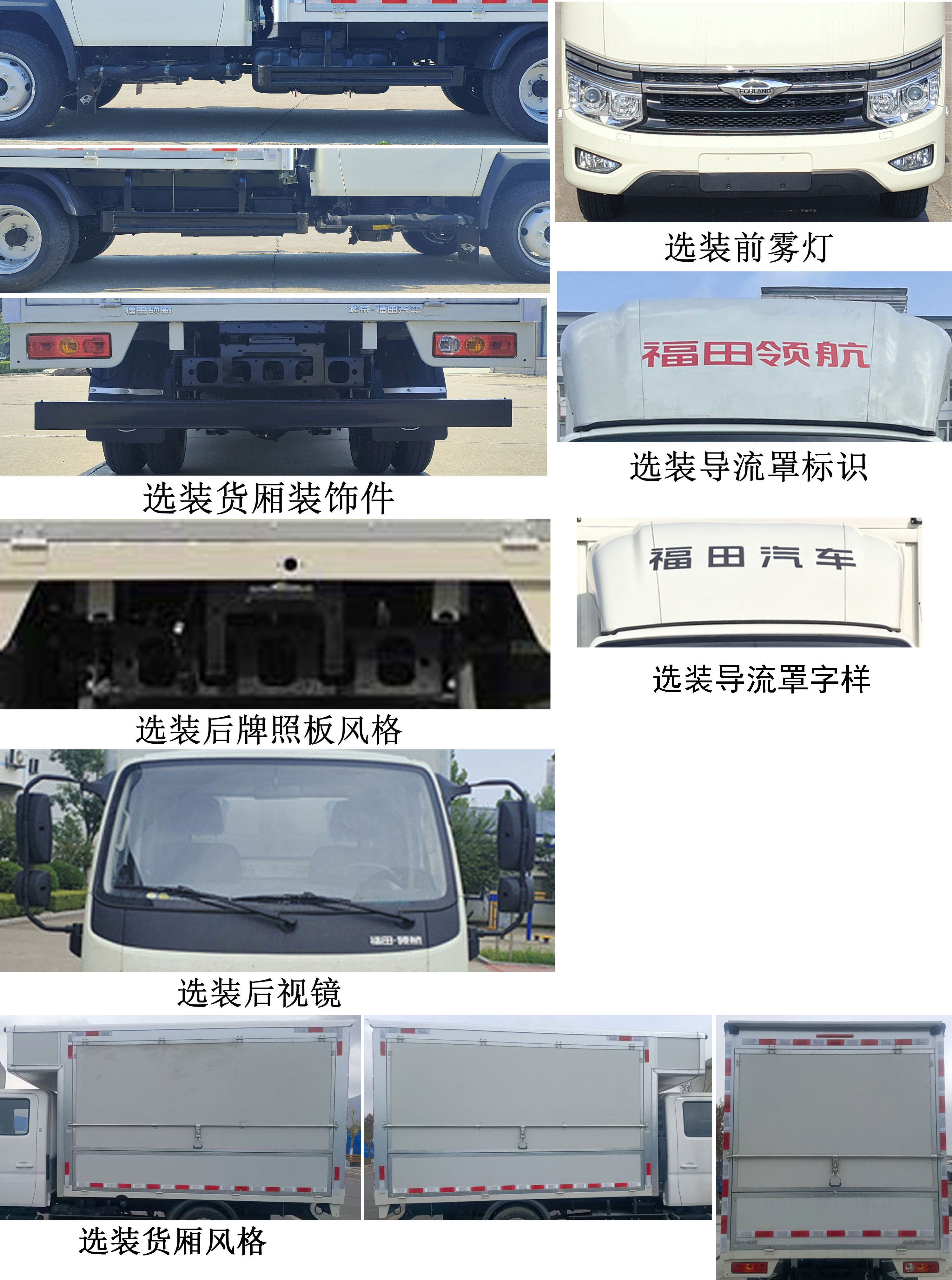福田牌BJ5035XYK4AV6-26翼開啟廂式車公告圖片
