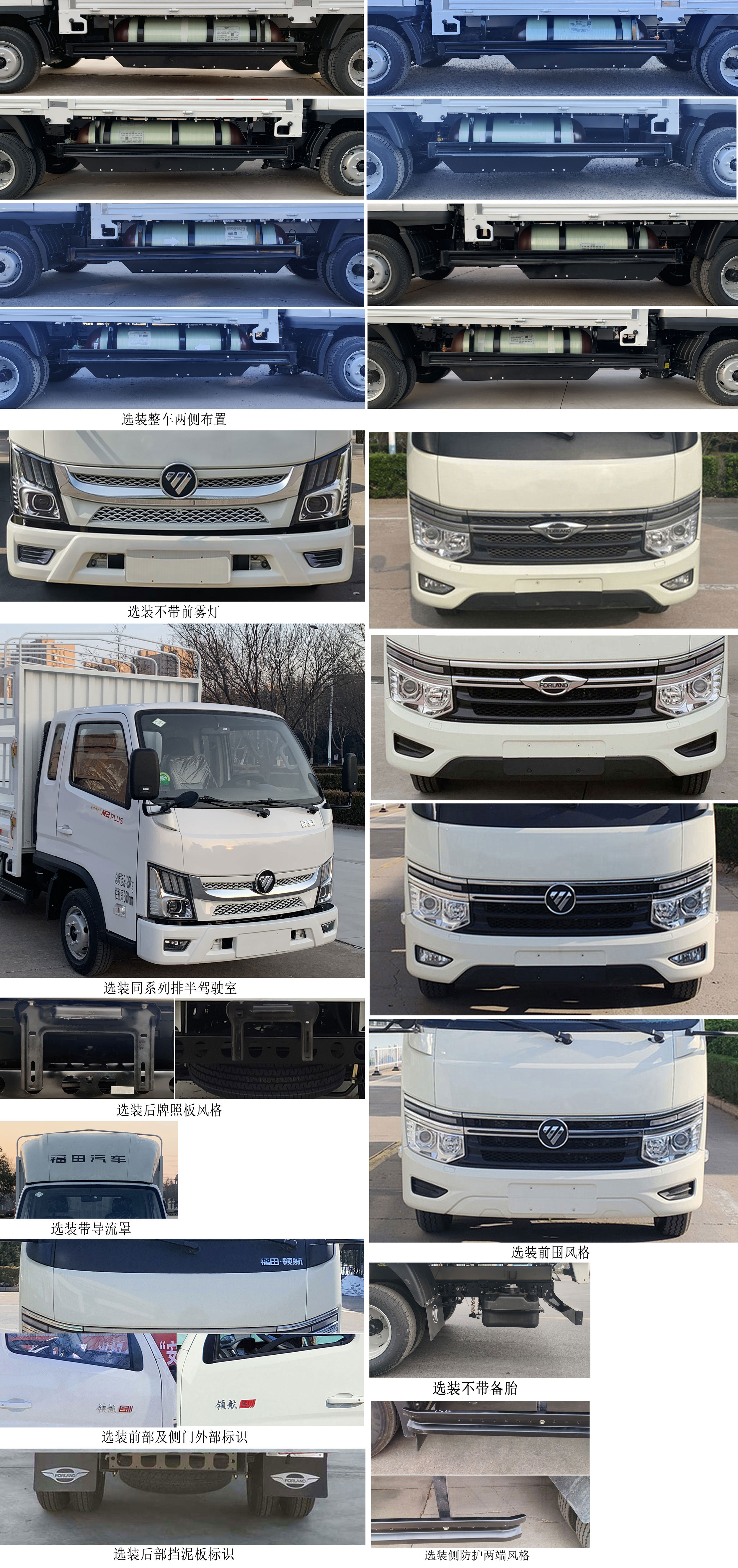 福田牌BJ5035CCY3JC6-33倉柵式運輸車公告圖片