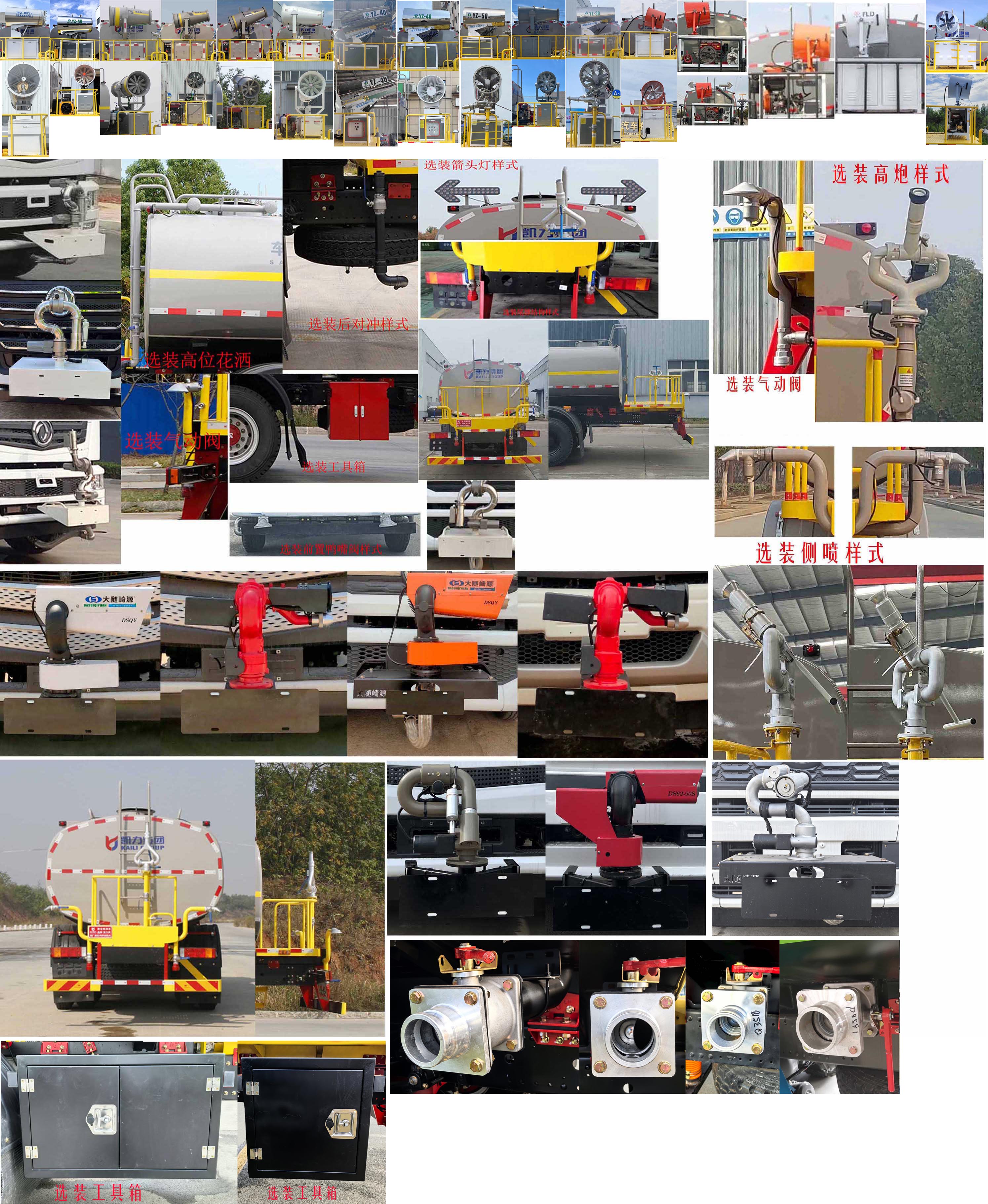 凱力風(fēng)牌KLF5251GPSE6綠化噴灑車(chē)公告圖片