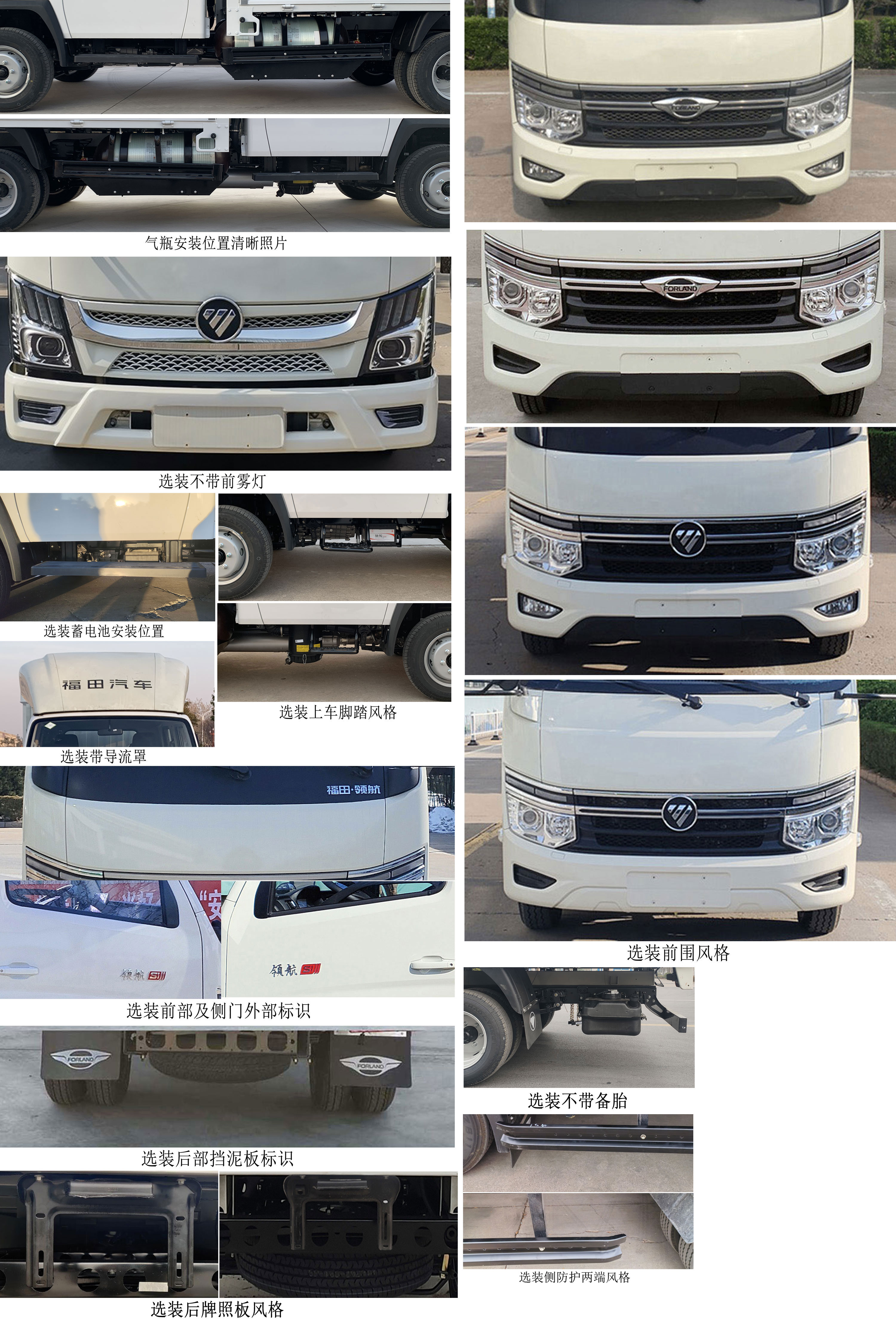 福田牌BJ5035CCY3AC6-33倉(cāng)柵式運(yùn)輸車公告圖片