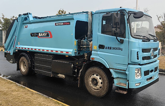 三一牌SYS5181ZYSSYBBEV純電動(dòng)壓縮式垃圾車公告圖片