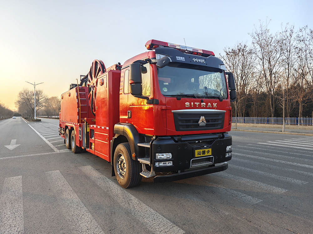 中卓時(shí)代牌ZXF5301TXFBP600/YDXZ泵浦消防車公告圖片