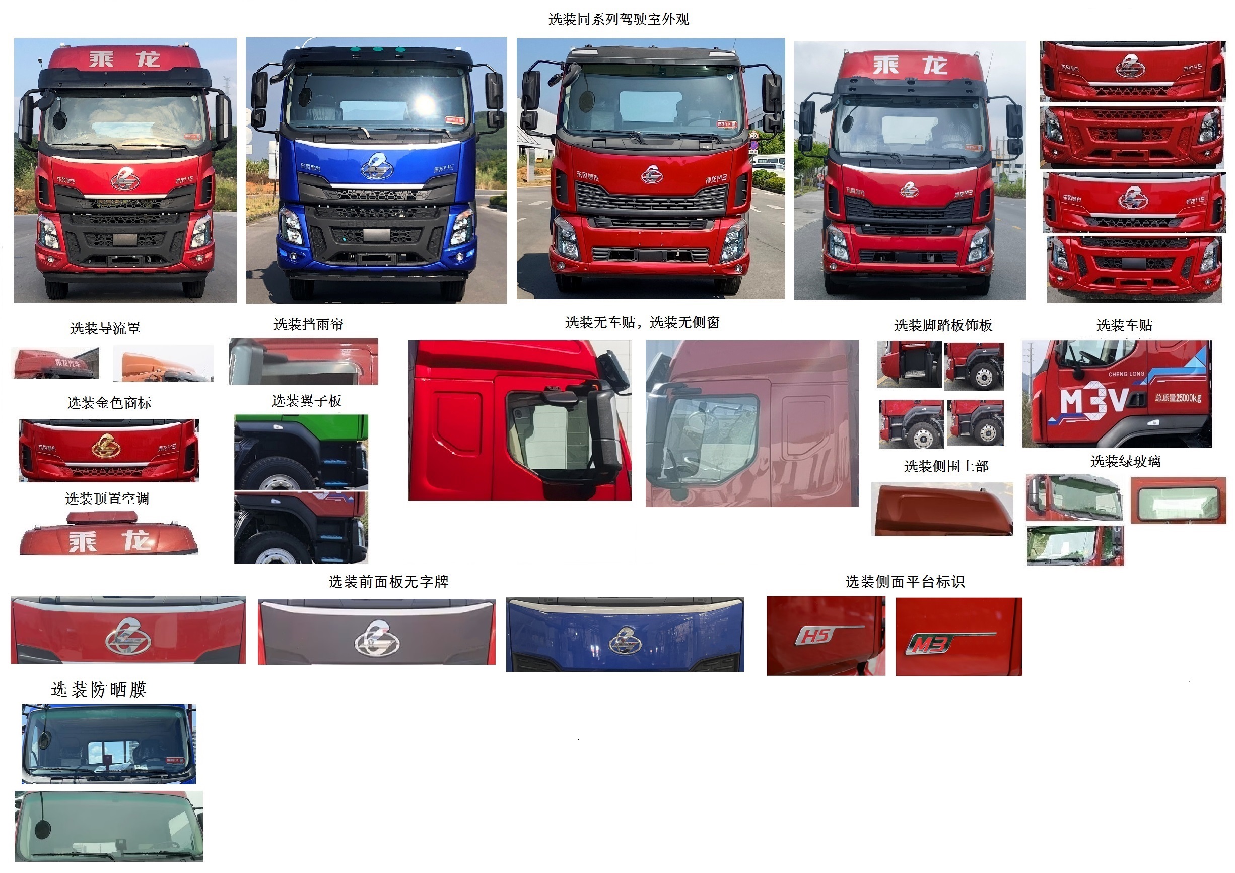 乘龍牌LZ5250XXYM3CC1廂式貨車公告圖片