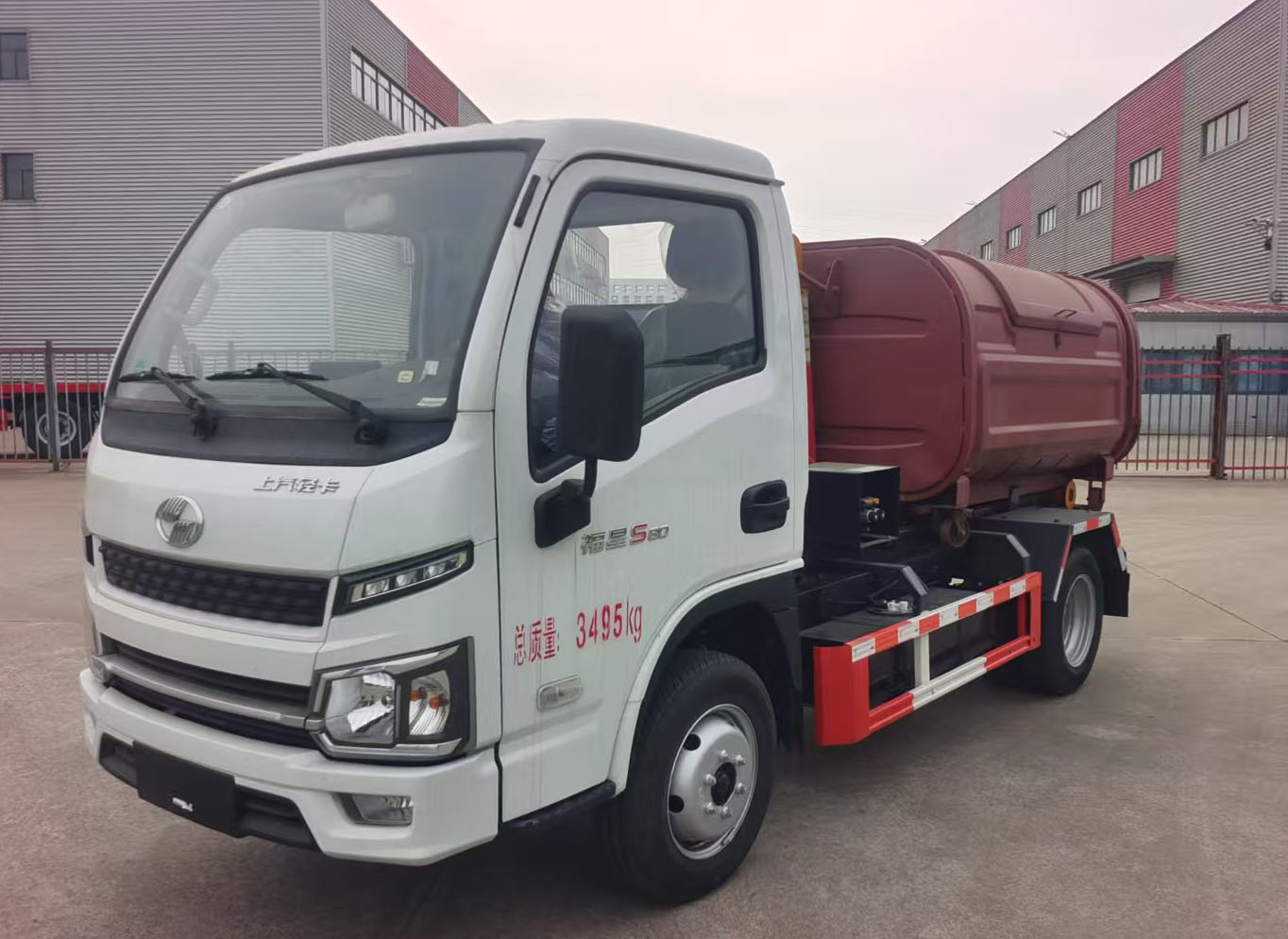 瑞力星牌RLQ5035ZXXSH6車廂可卸式垃圾車公告圖片