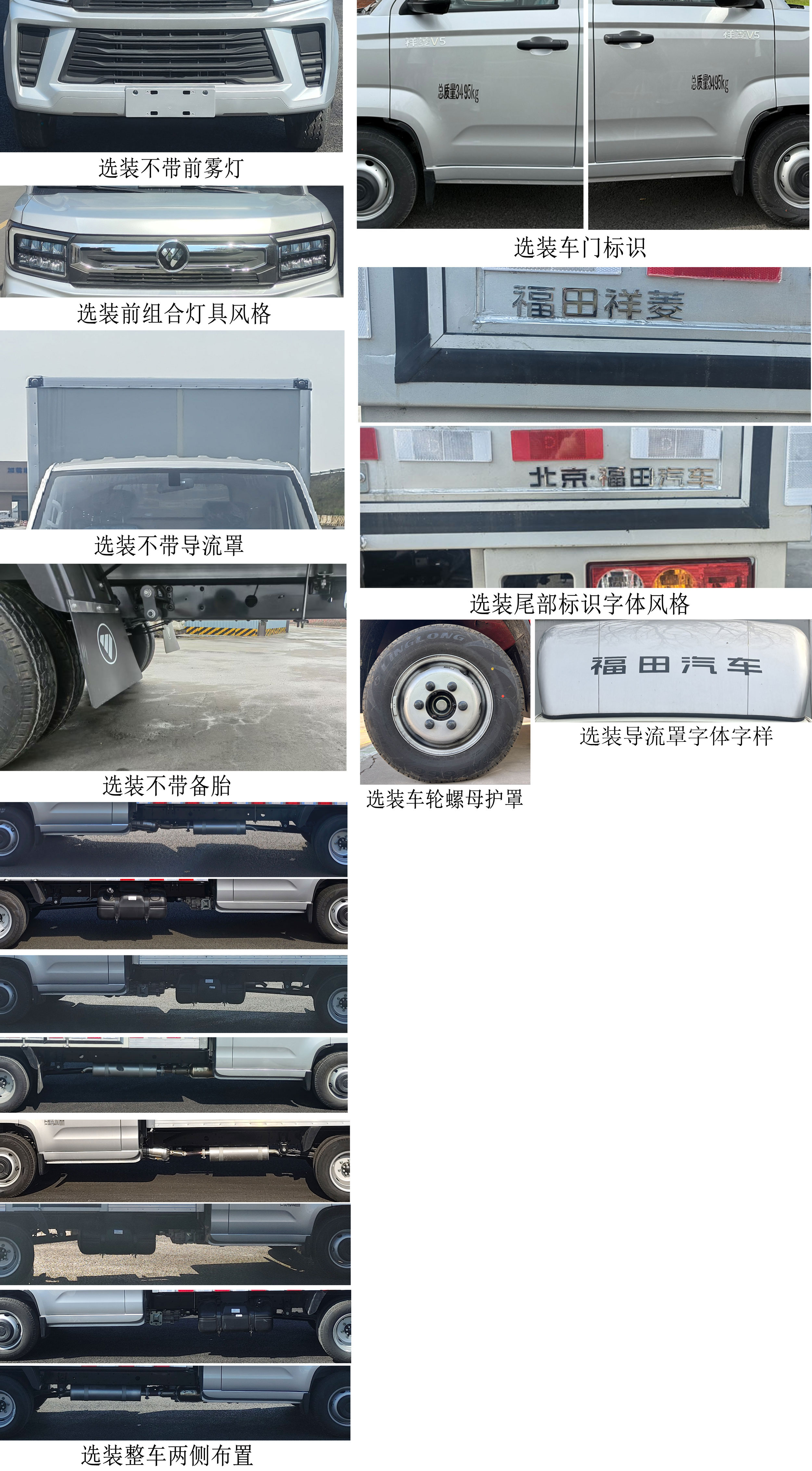 福田牌BJ5030XXY4JV7-80廂式貨車(chē)公告圖片