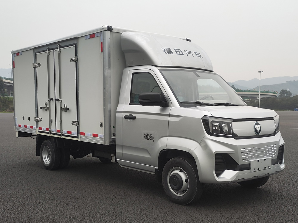福田牌BJ5030XXYEV81純電動(dòng)廂式貨車公告圖片