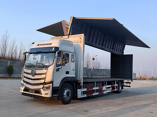 歐曼牌BJ5181XYKEVANF-03換電式純電動翼開啟廂式貨車公告圖片