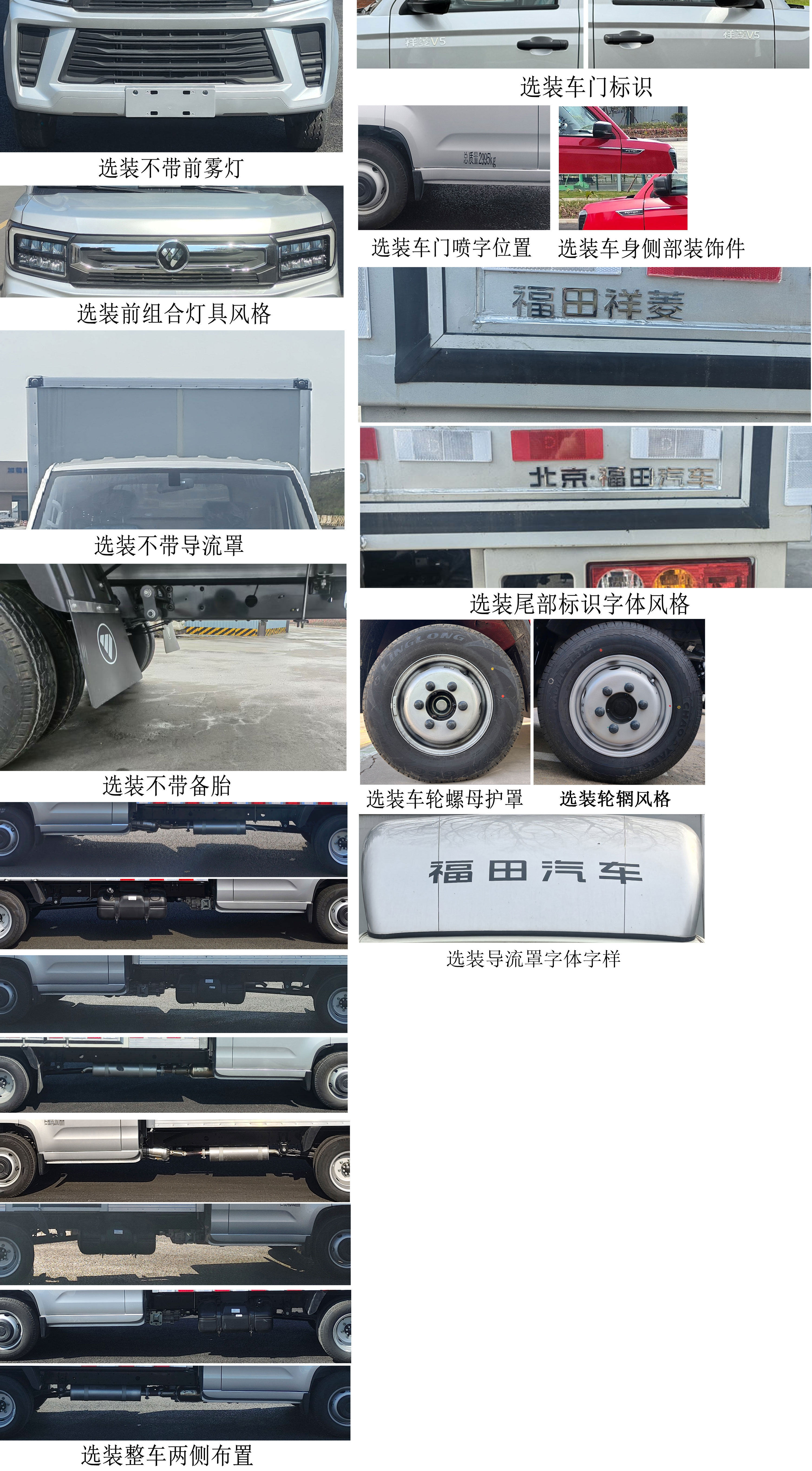 福田牌BJ5030XXY3JV7-88廂式貨車公告圖片