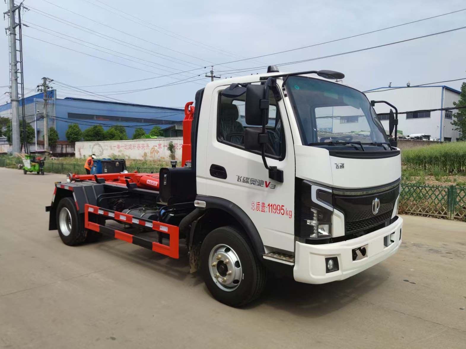 力海通牌HLH5121ZXXFD6車(chē)廂可卸式垃圾車(chē)公告圖片
