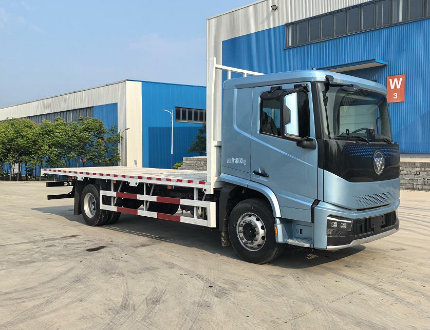 福田牌BJ5186TPB-01平板式貨車公告圖片