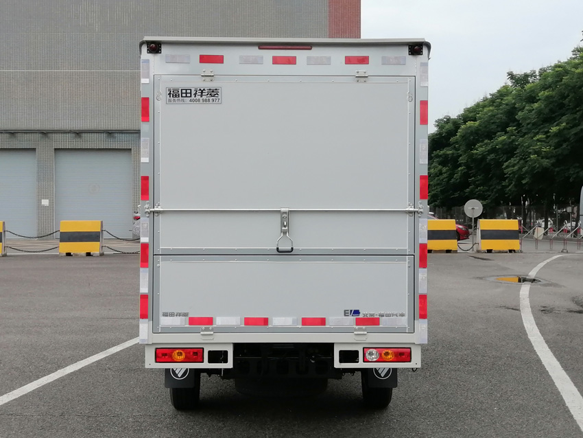 福田牌BJ5030XYKEV85純電動翼開啟廂式貨車公告圖片