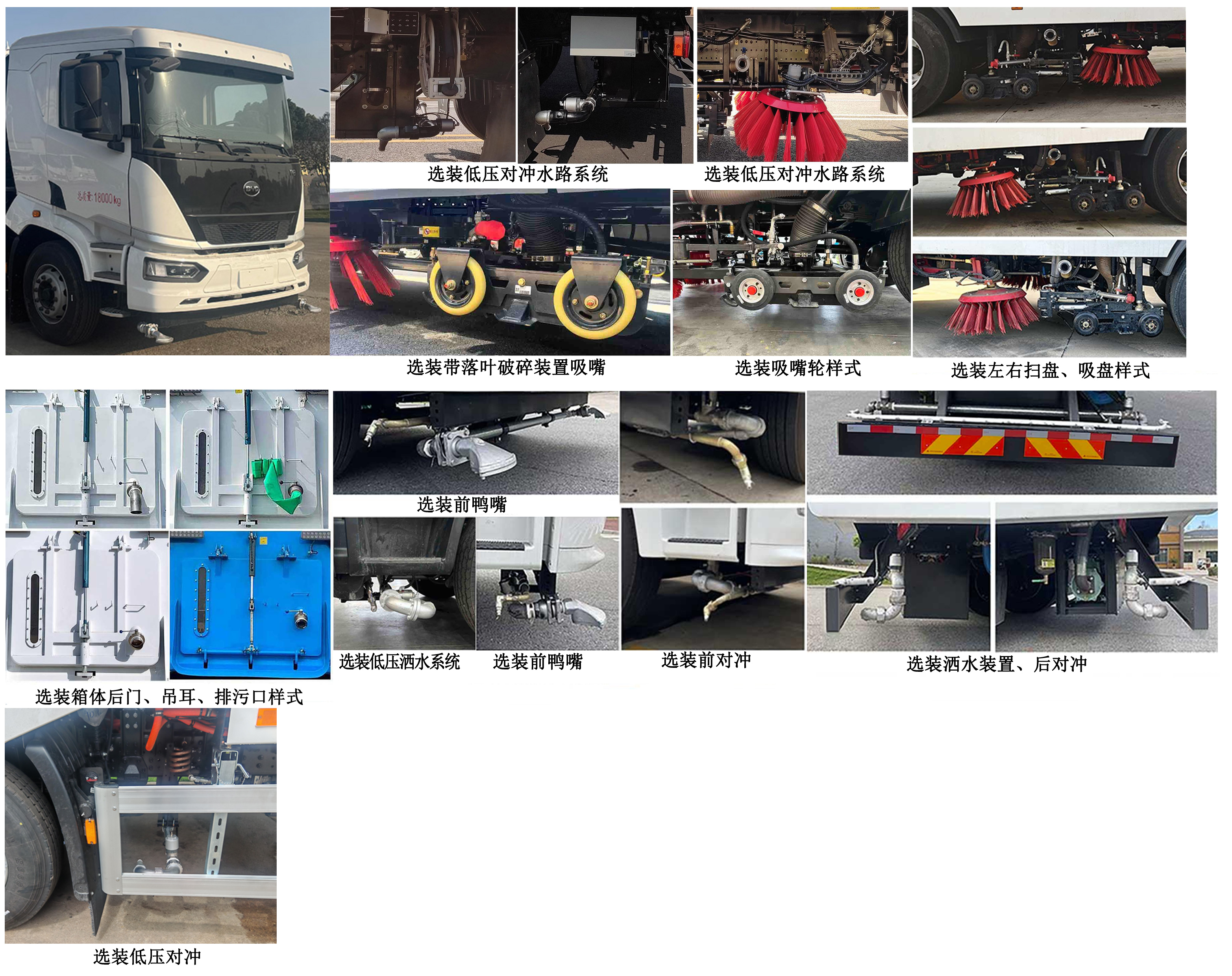 富巖汽車牌HWL5188TXSBEV純電動(dòng)洗掃車公告圖片